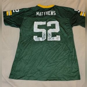 Green bay packers Clay Matthews youth XL NFL team apparel jersey used